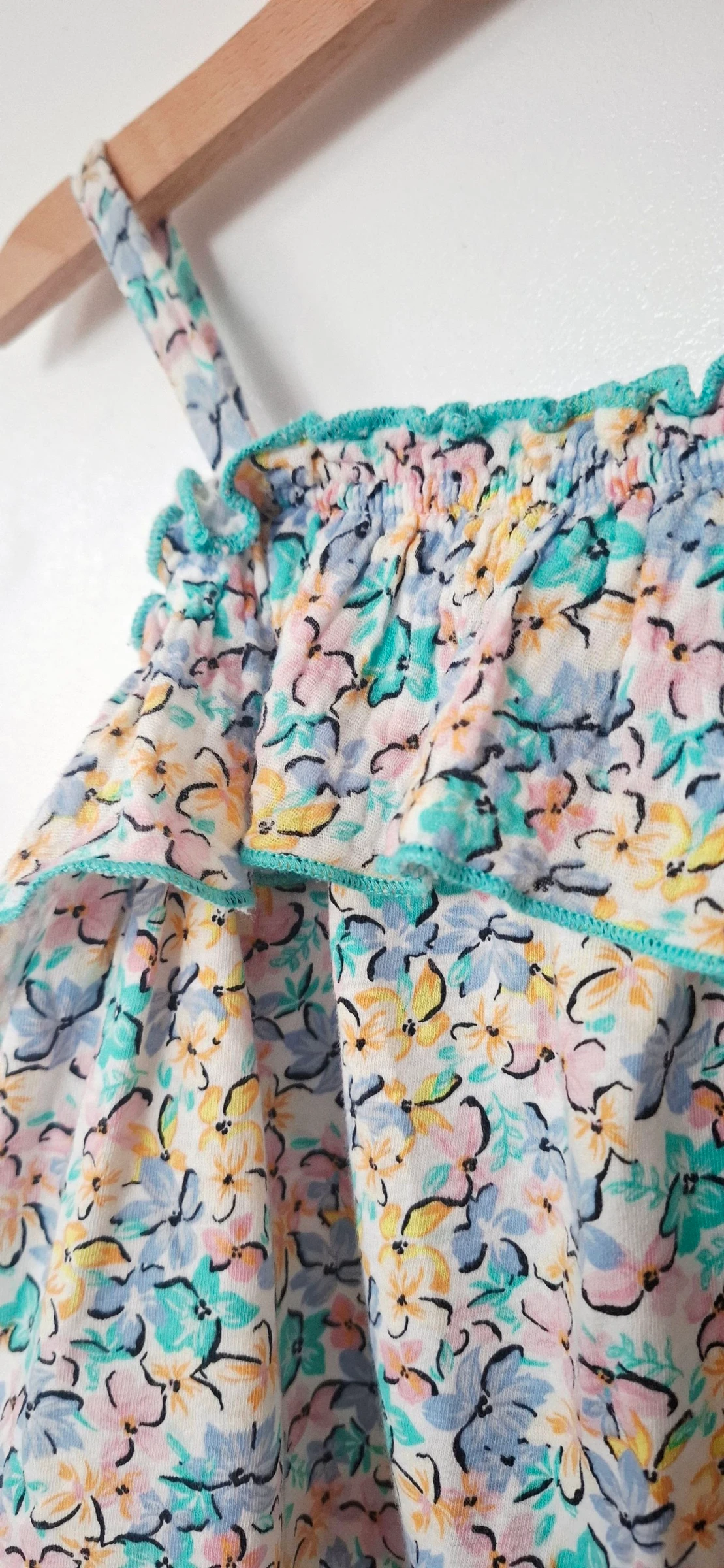 🩵 Prachtige mouwloze blouse met rozenpatroon – Zara Kids – bohemien chic ultra trendy – photo 2